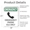 Signmission Safety Culture Sign, 18 in Width, Vinyl Decal, Rectangle OS-2PACK-EM-D-1824-V-10461 - alternate 3
